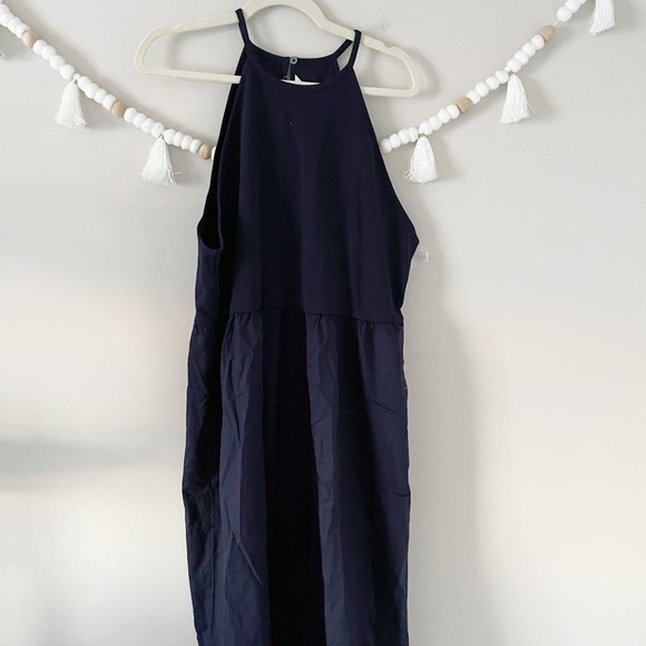 Boden Navy Midi Dress - Picture 5 of 7